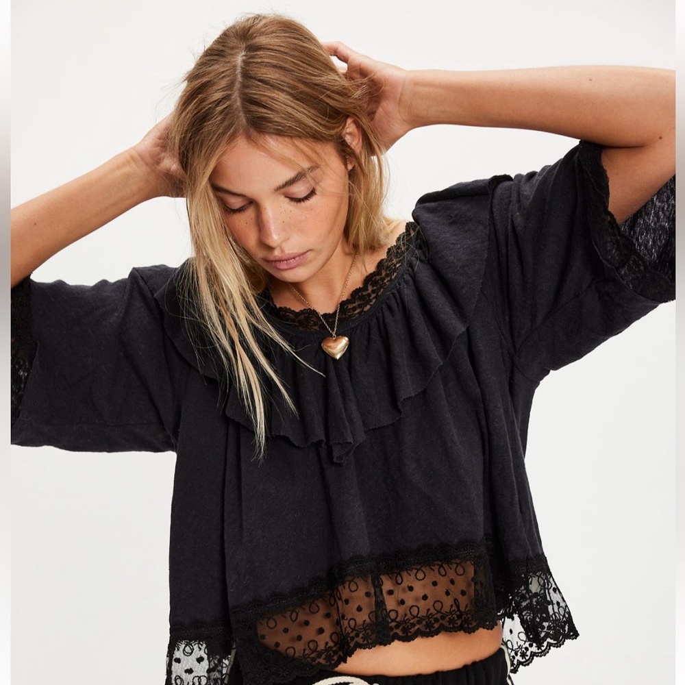 NWT Free People Lulu Knit Top, Size XS